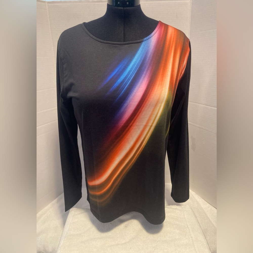NWT Multi Color Long Sleeve Top
